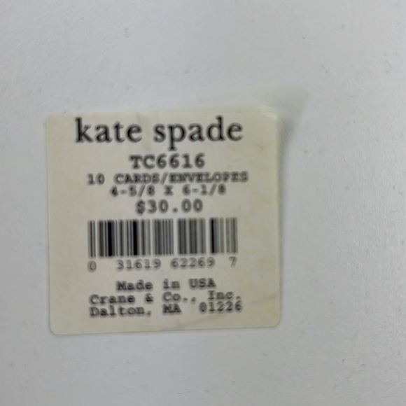 **SOLD**Kate Spade Word Icon Stationery  - 5 notecard - Picture 2 of 7